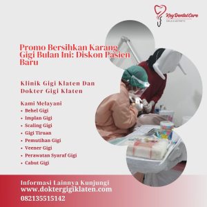 Promo Bersihkan Karang Gigi Bulan Ini: Diskon Pasien Baru