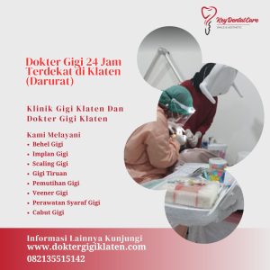 Dokter Gigi 24 Jam Terdekat di Klaten (Darurat)
